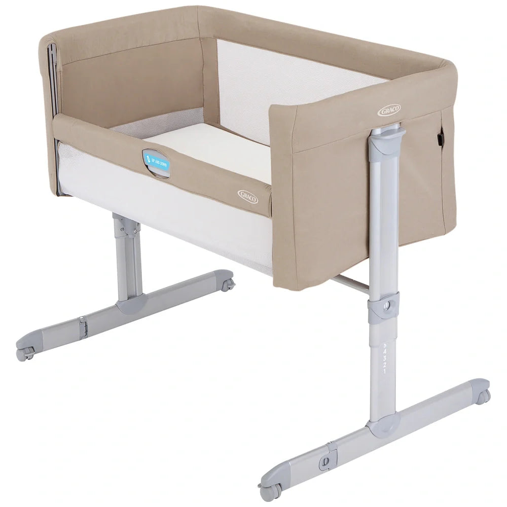 Graco Sweet2Sleep Bedside Crib Oatmeal by Graco