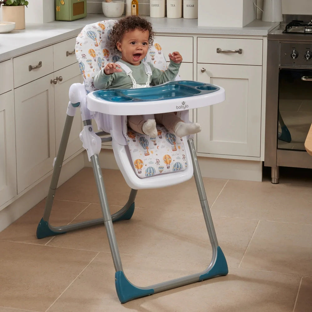 Babylo Hi Lo Convertible High Chair Hot Air Balloons by Babylo