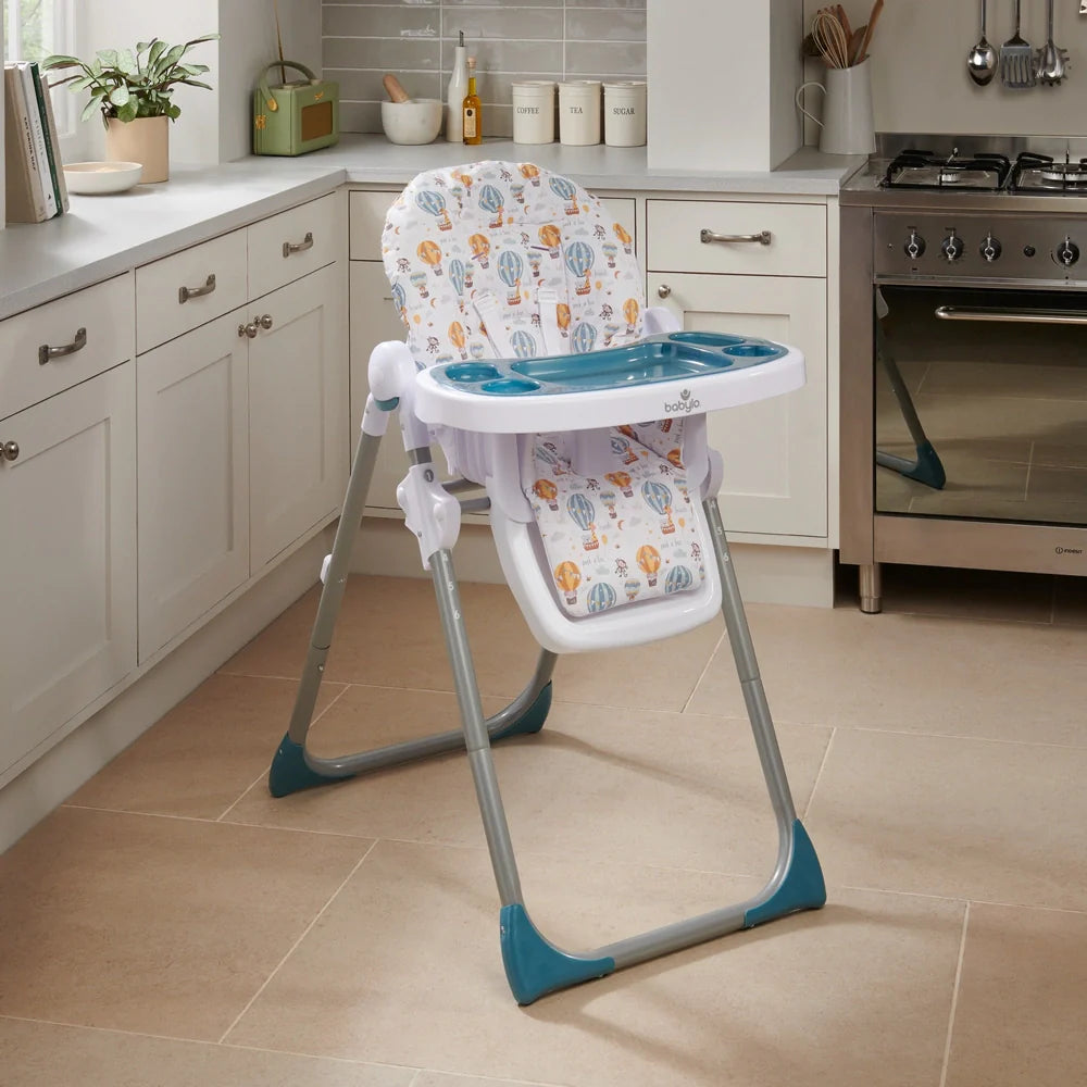 Babylo Hi Lo Convertible High Chair Hot Air Balloons by Babylo