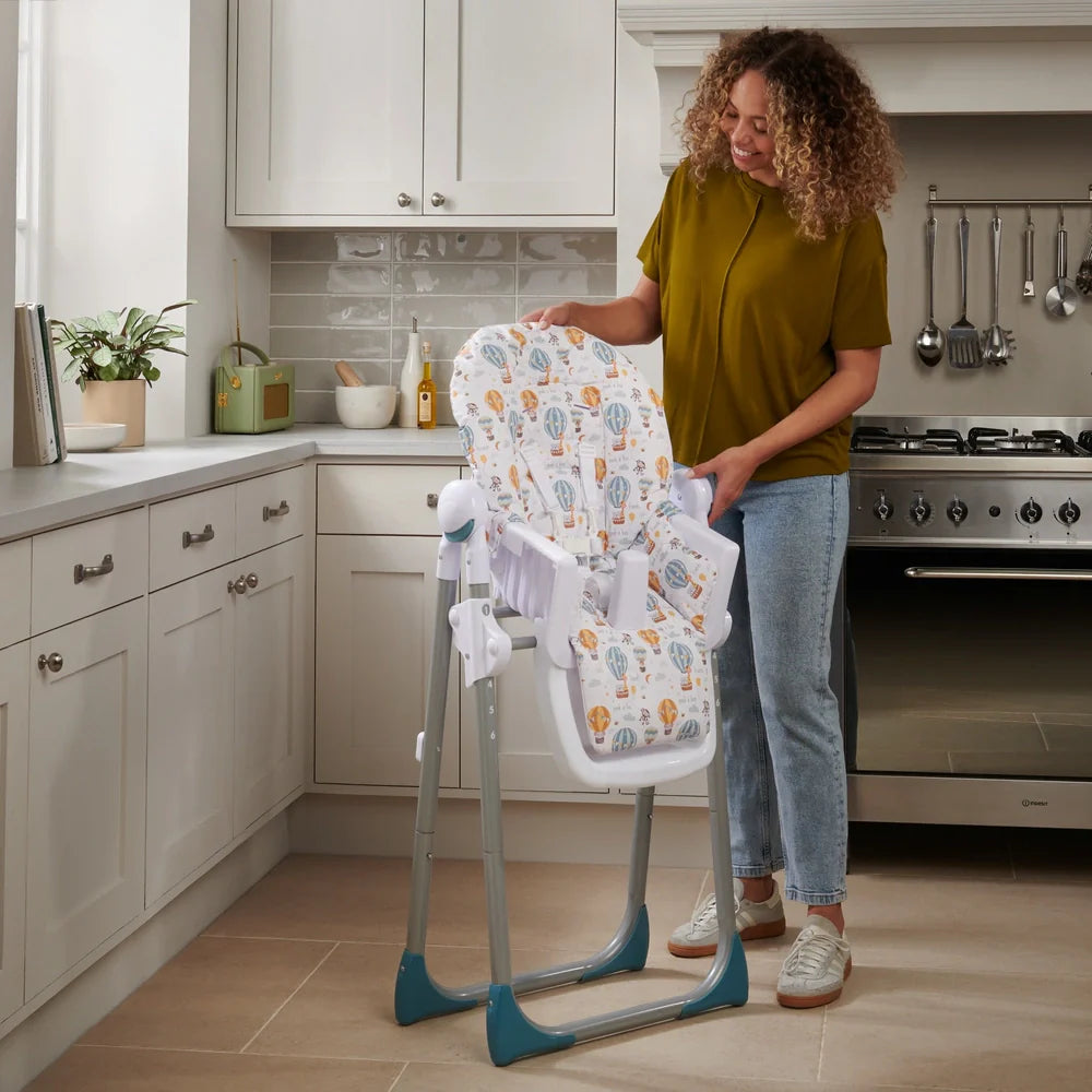 Babylo Hi Lo Convertible High Chair Hot Air Balloons by Babylo
