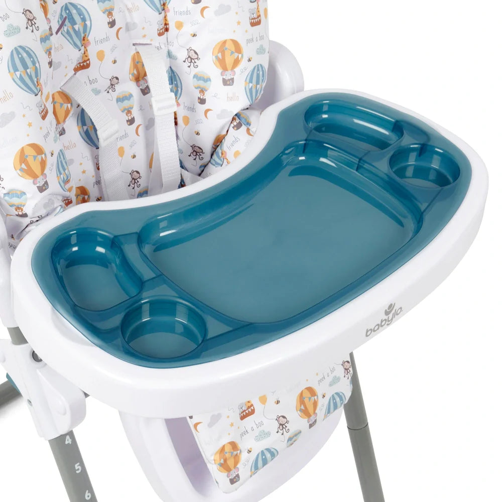 Babylo Hi Lo Convertible High Chair Hot Air Balloons by Babylo