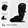 My Babiie MBCS75 Toddler to Booster R129 Child Car Seat - ISOFIX with Top Tether, Harness, 76-150cm (Approx. 9-36kg, 15 Months - 12 Years), i-Size, Group 1/2/3, Adjustable, Forward Facing - Black by My Babiie