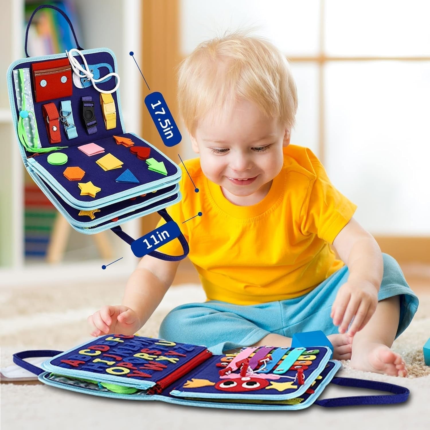 Montessori Busy Board - Upgraded Edition by Project Montessori