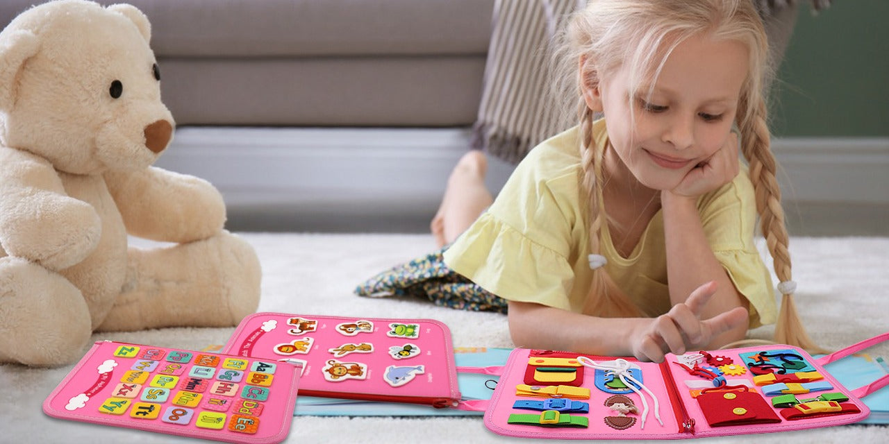 Montessori Busy Board - Upgraded Edition by Project Montessori