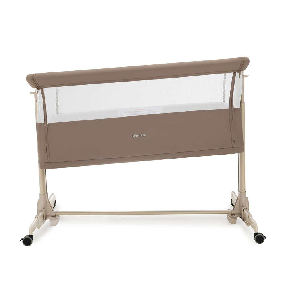 Babymore Neera Bedside Crib – Mocha by Babymore