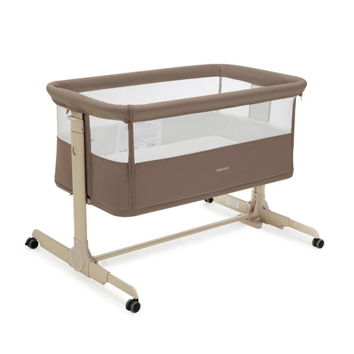 Babymore Neera Bedside Crib – Mocha by Babymore