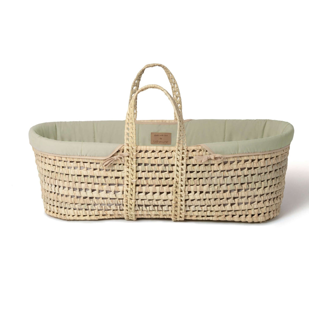 Organic Palm Moses Basket by Clair de Lune