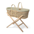 Organic Palm Moses Basket by Clair de Lune