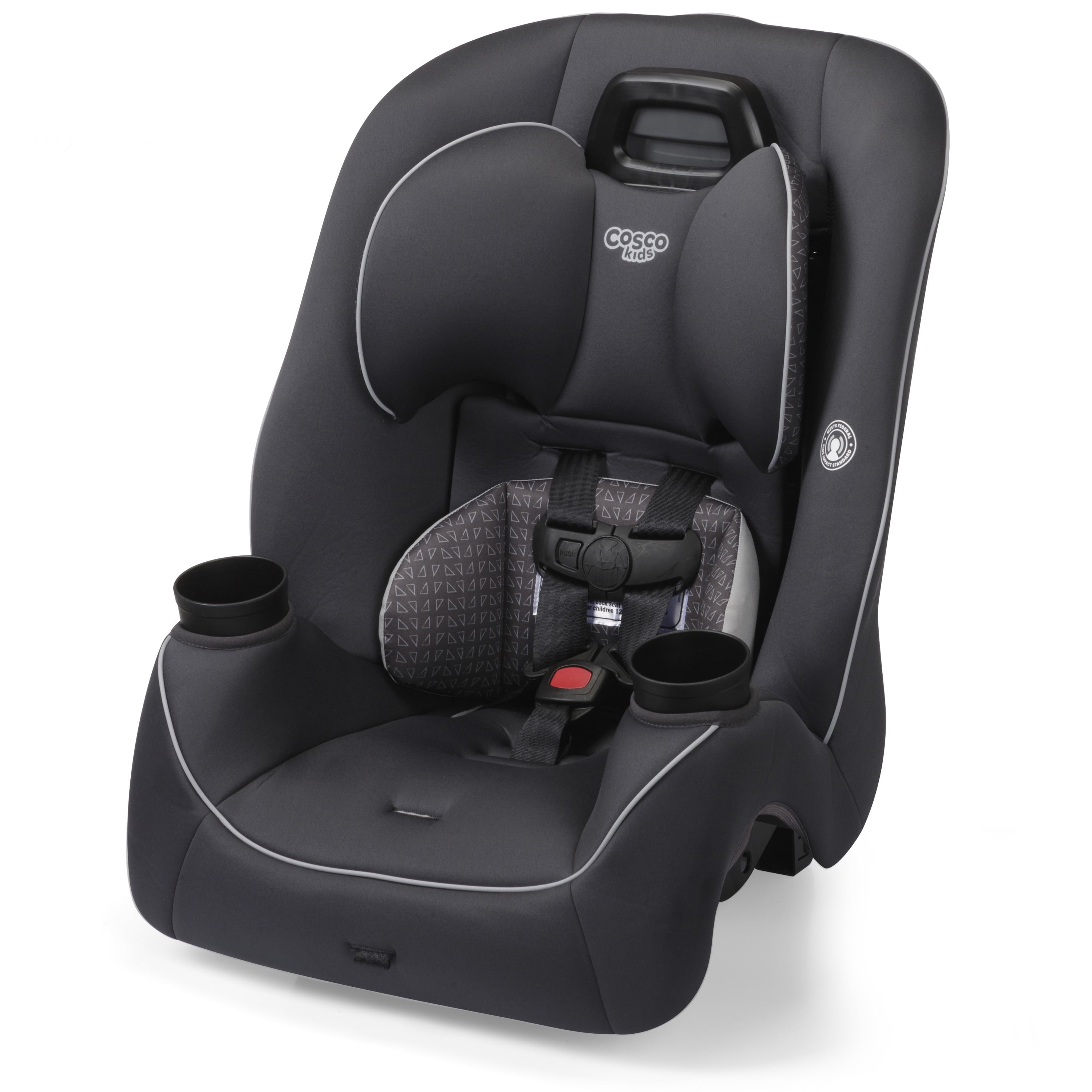 Cosco Kids Easy Elite Slim All-in-One Convertible Car Seat, Grey Glyphs by Cosco Kids