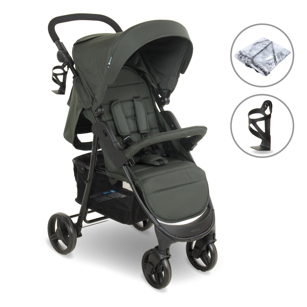 MB30 Plus Pushchair - Forest Green by My Babiie