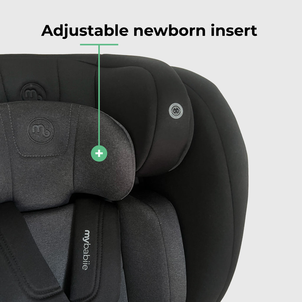 MBCS100 2-in-1 Convertible R129 Car Seat - Black by My Babiie