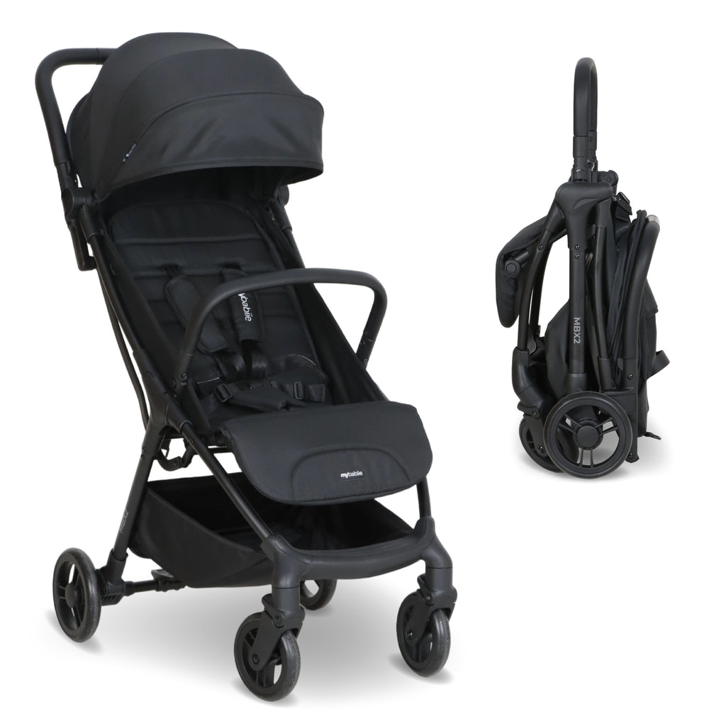 MBX2 Compact Stroller - Black by My Babiie