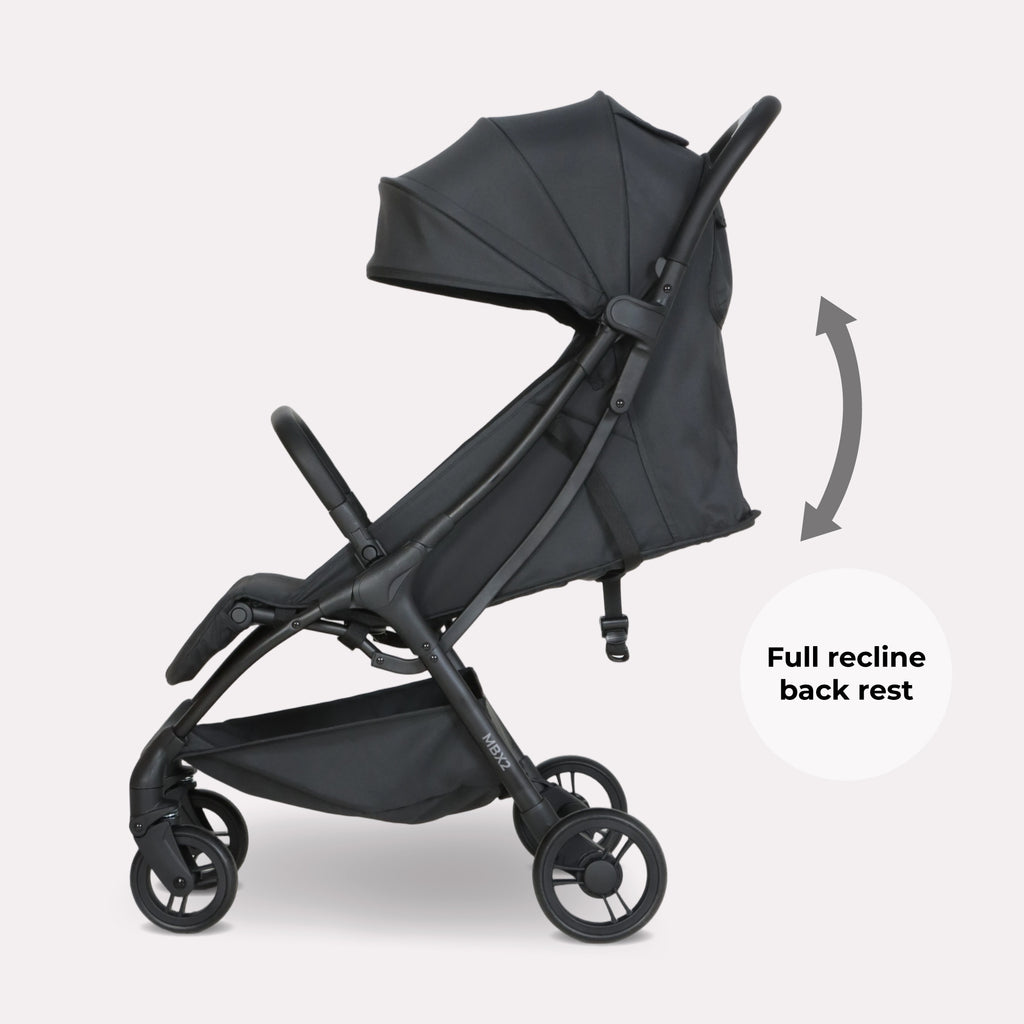 MBX2 Compact Stroller - Black by My Babiie