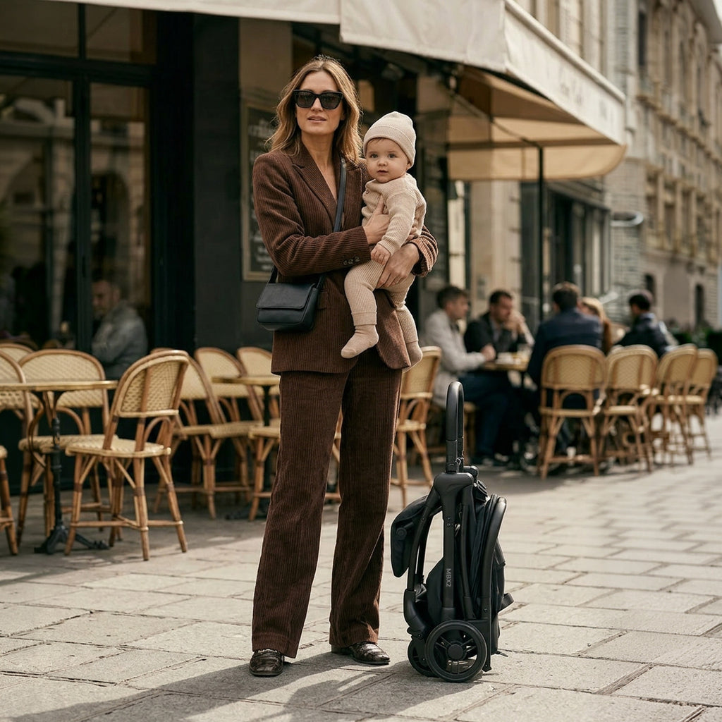 MBX2 Compact Stroller - Black by My Babiie