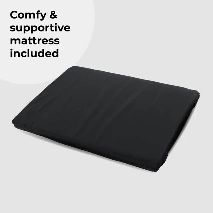 My Babiie MBTC2 Air-Light 2-in-1 Travel Cot – Black by My Babiie
