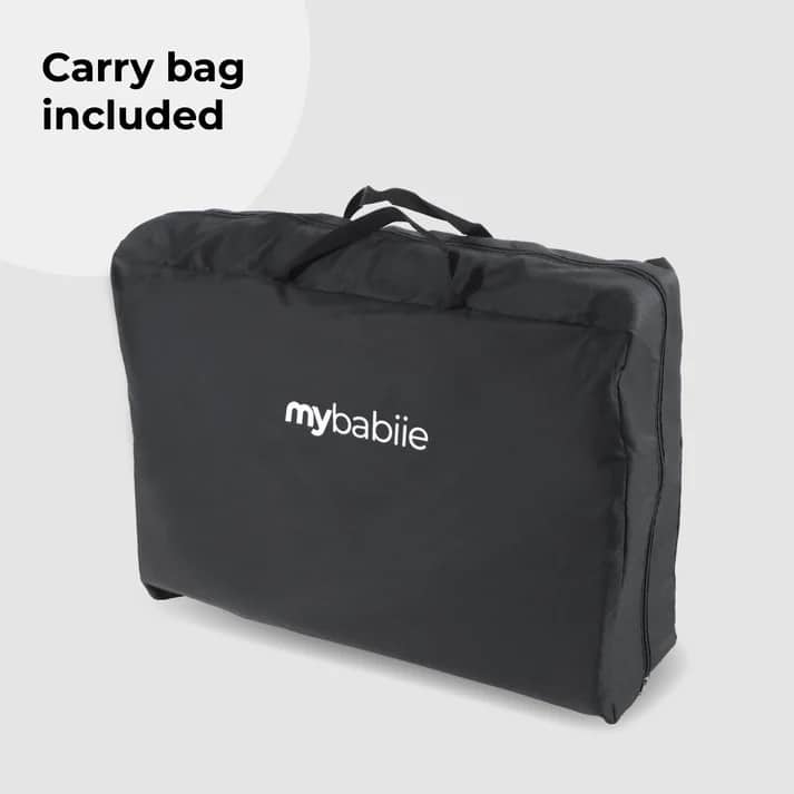 My Babiie MBTC2 Air-Light 2-in-1 Travel Cot – Black by My Babiie