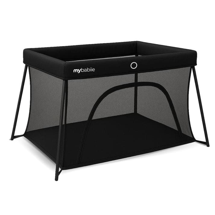 My Babiie MBTC2 Air-Light 2-in-1 Travel Cot – Black by My Babiie