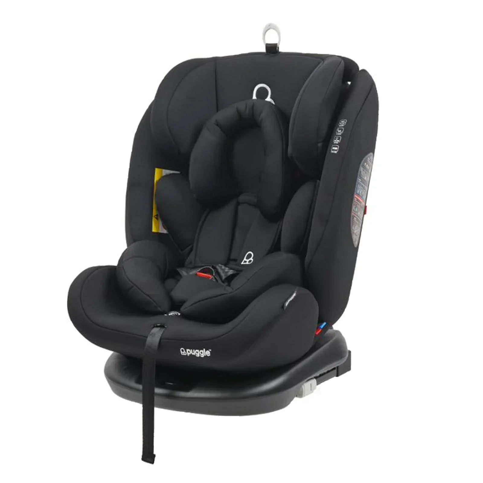 Puggle Lockton 360° Rotate Luxe Group 0+/1/2/3 Car Seat - Storm Black (0-12 Years) by Puggle