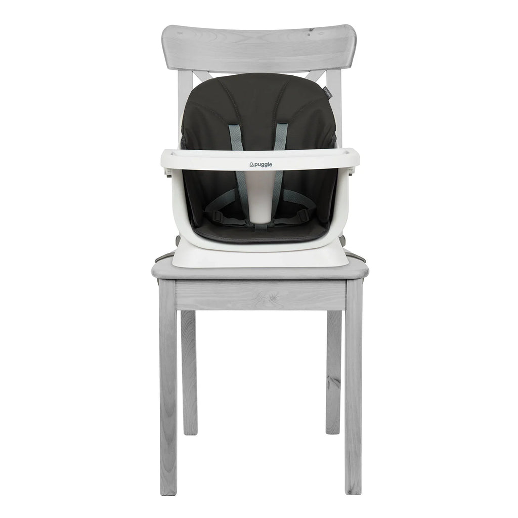 Puggle Snack & Play 7-in-1 Hi-lo Highchair - Flint Grey by Puggle
