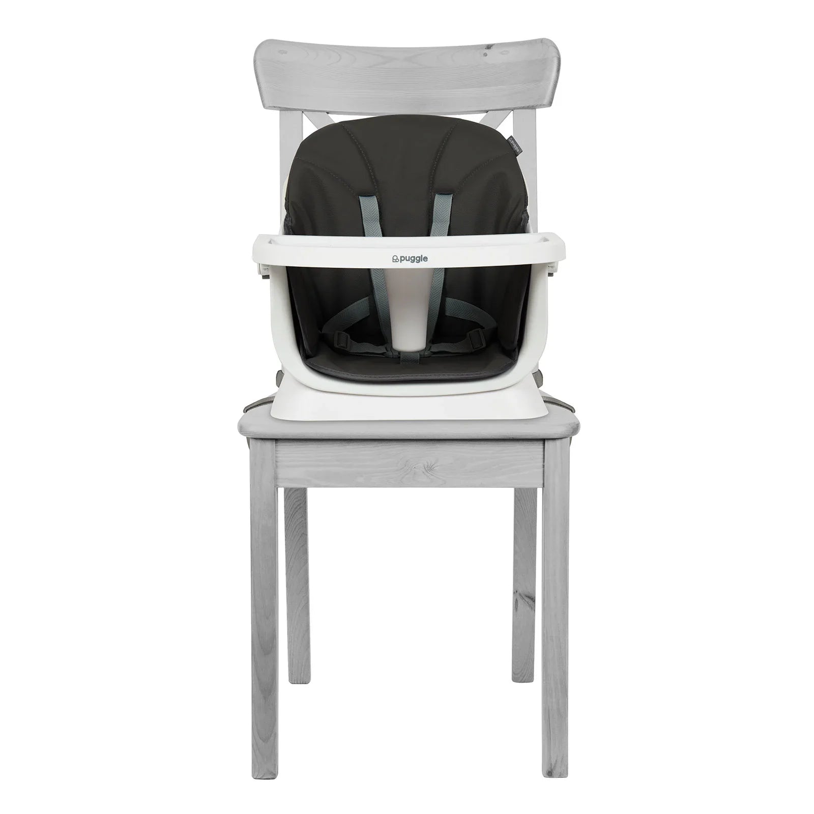 Puggle Snack & Play 7-in-1 Hi-lo Highchair - Flint Grey by Puggle