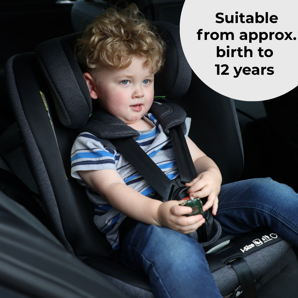 MBCS200 Spin R129 Car Seat with Top Tether - Black by My Babiie