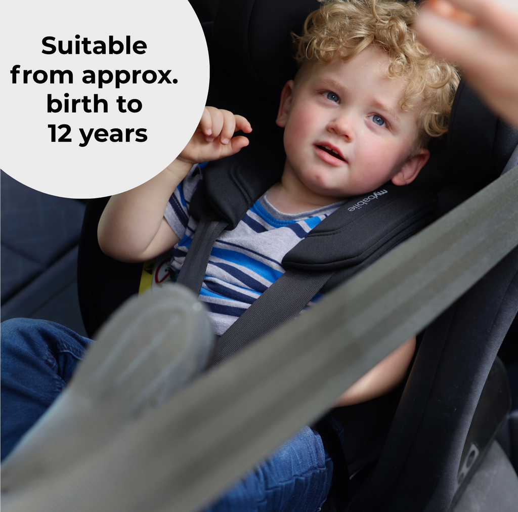 MBCS100 2-in-1 Convertible R129 Car Seat - Black by My Babiie