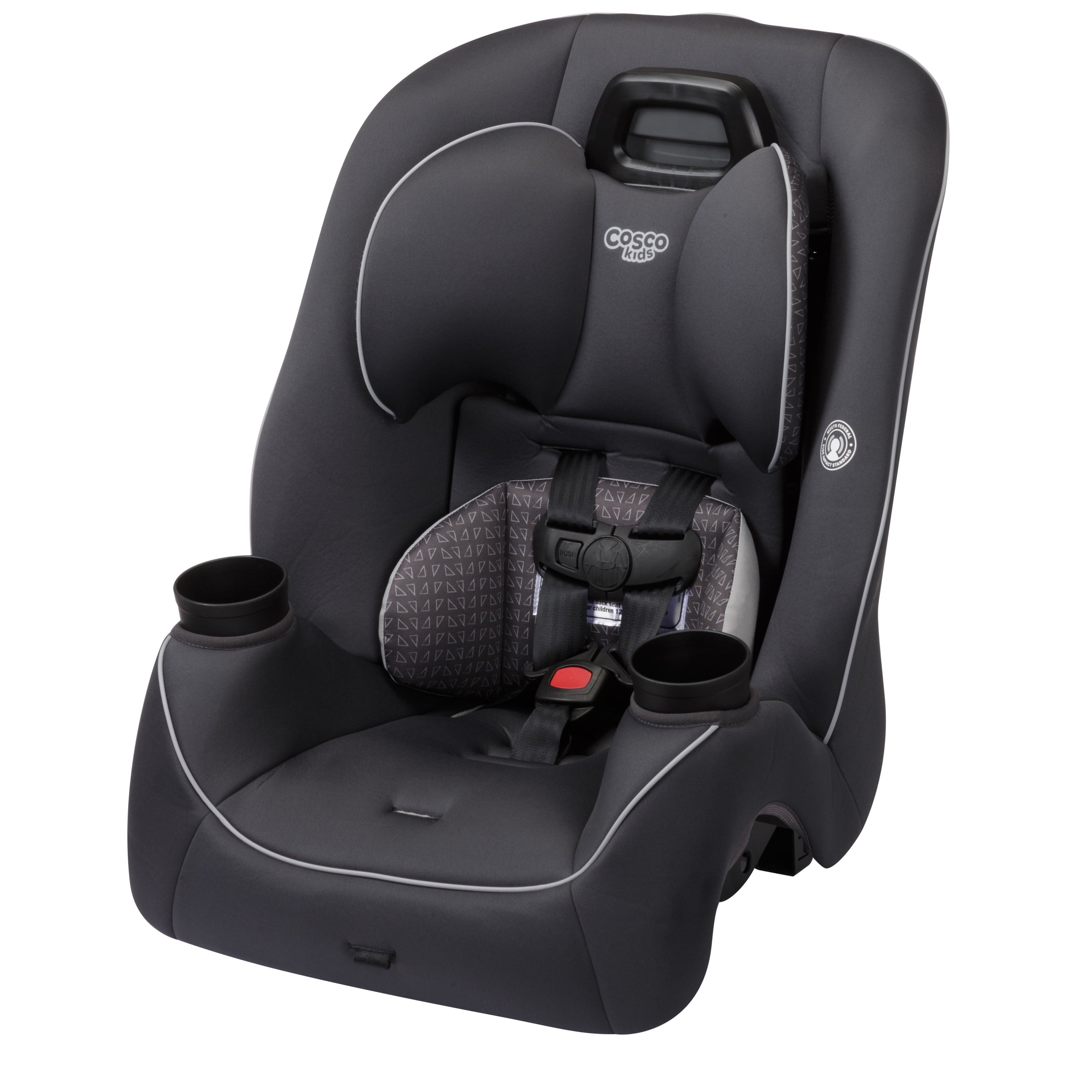 Cosco Kids Easy Elite Slim All-in-One Convertible Car Seat, Grey Glyphs by Cosco Kids