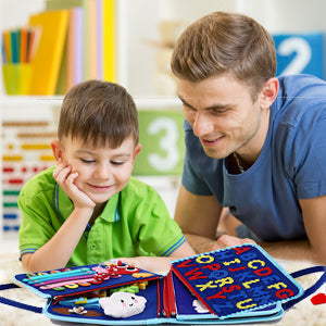 Montessori Busy Board - Upgraded Edition by Project Montessori