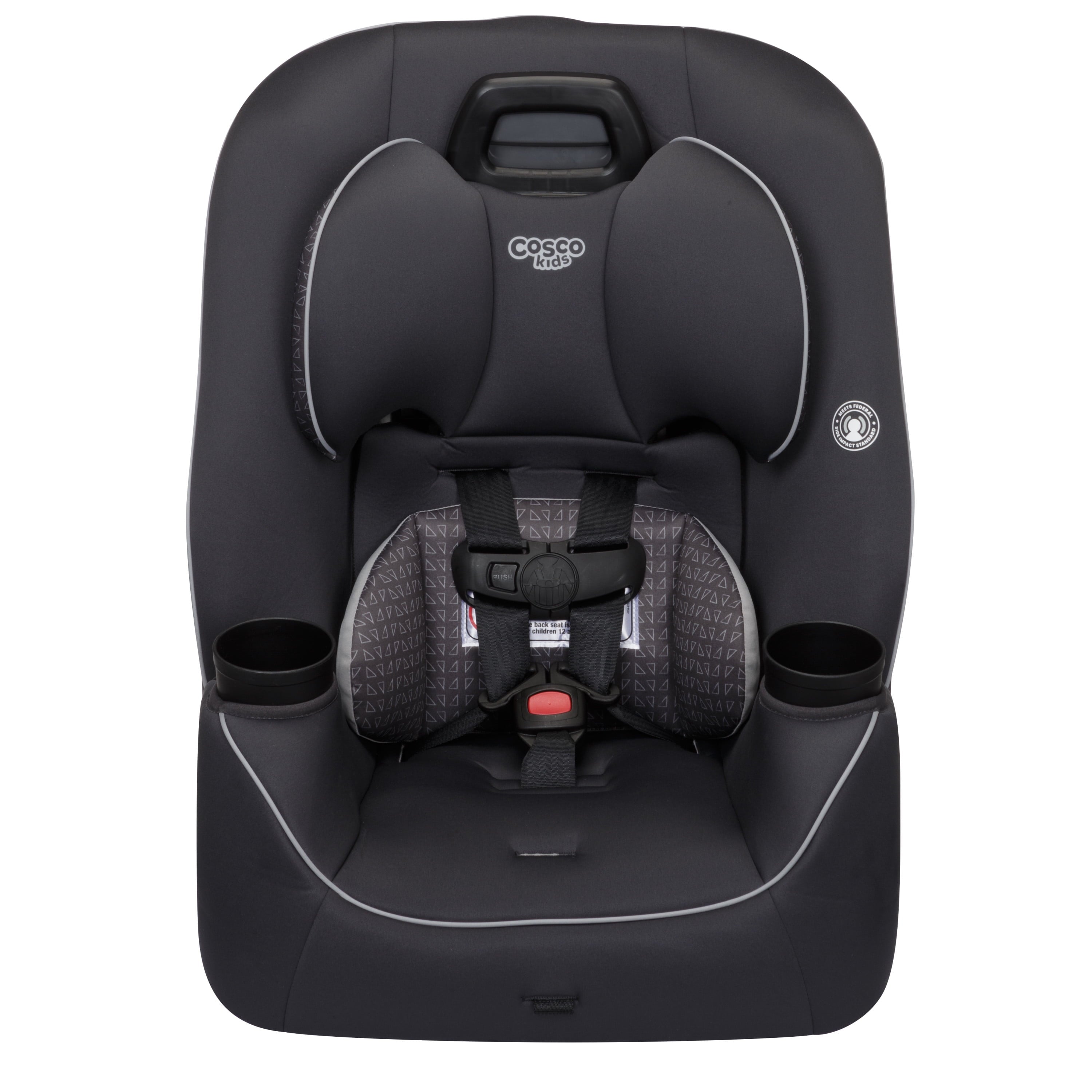 Cosco Kids Easy Elite Slim All-in-One Convertible Car Seat, Grey Glyphs by Cosco Kids