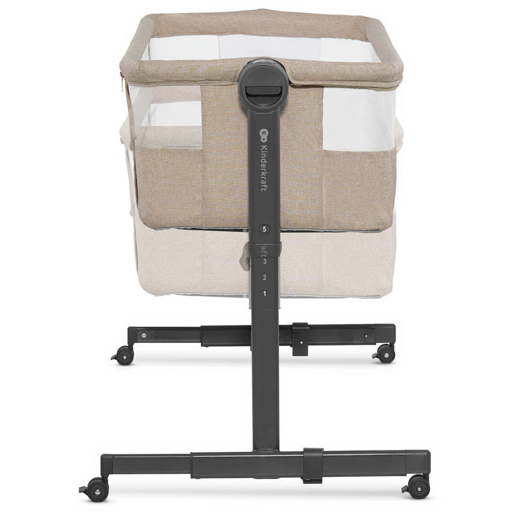 Kinderkraft NESTEE UP 2 Bedside Crib - Beige by Kinderkraft