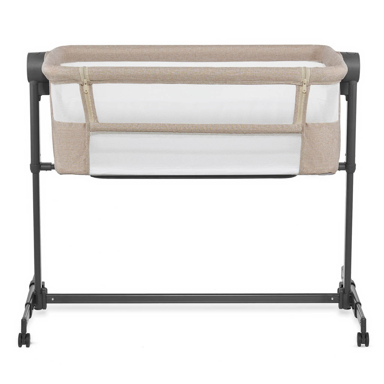 Kinderkraft NESTEE UP 2 Bedside Crib - Beige by Kinderkraft