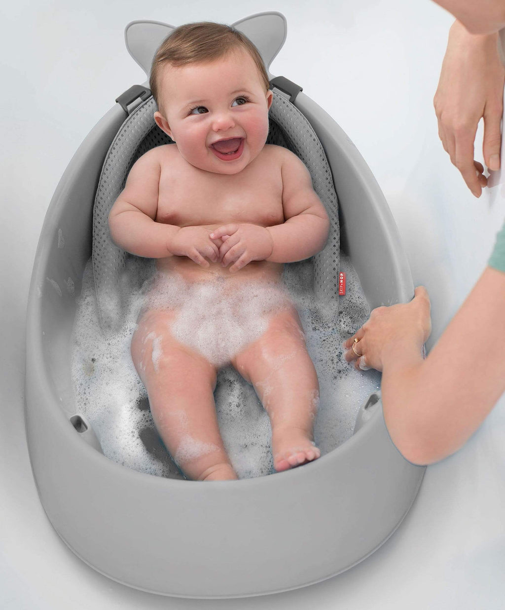 Moby 3 Stage Baby Bath - Grey by Skip Hop